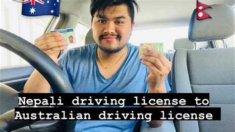 convert international license to australian.